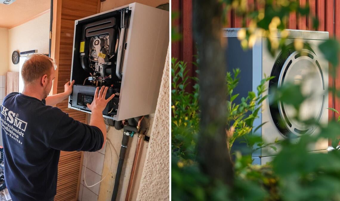 Gasheizung oder doch Wärmepumpe? Das ist jetzt wieder die Frage.
