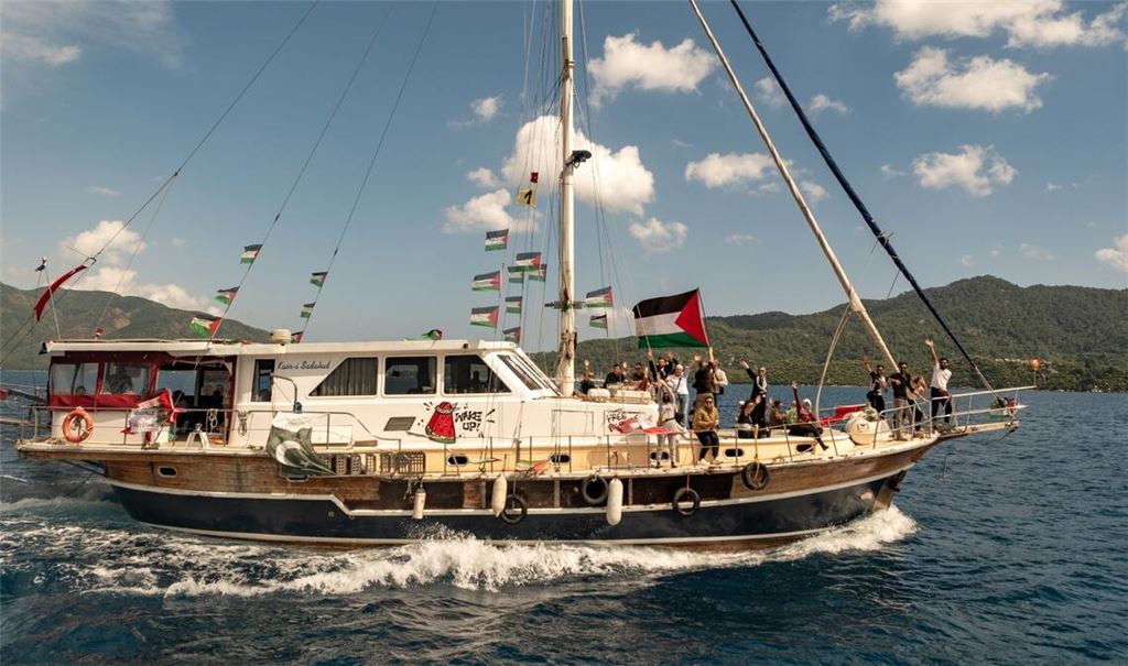 Gaza-Hilfsflotte beim Aufbruch aus der Türkei in Richtung Gaza. (Archivbild)