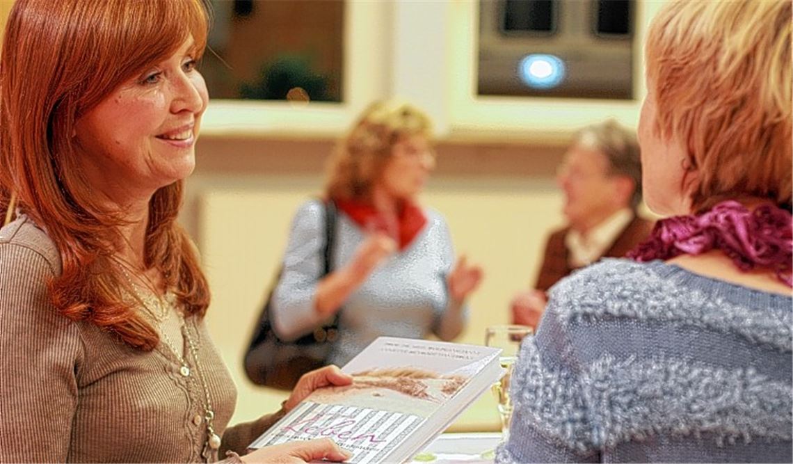 Gefragte Gesprächspartnerin: Buchautorin Annette Rexrodt von Fircks.