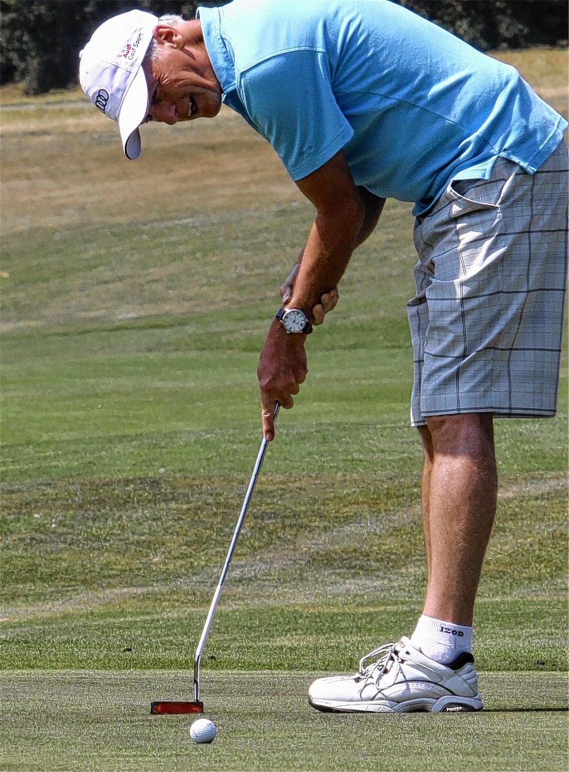 Gefühlvoller Putt beim Audi-Quattro-Cupeig