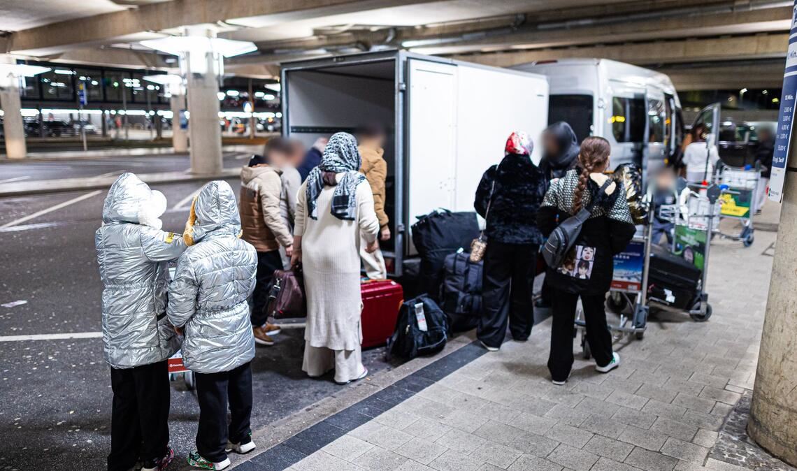 Gegen 17.30 Uhr landete das Flugzeug.