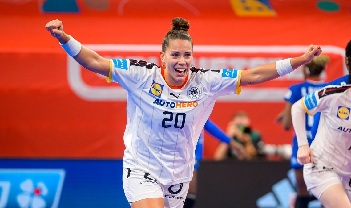 Gehört mit 24 Jahren schon zu den erfahrensten Spielerinnen im EM-Aufgebot: Emily Bölk.