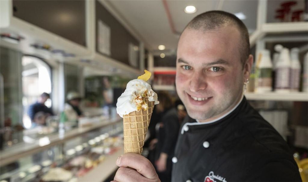 Gelatiere Thomas Micolino aus Rottenburg.