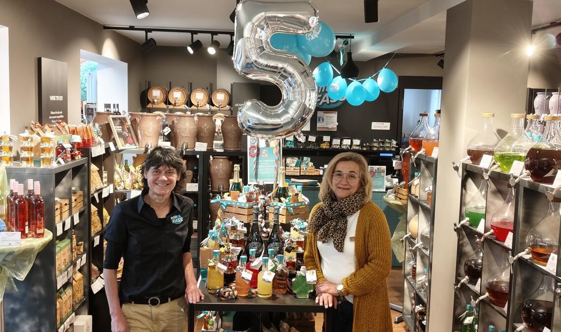 Gelungene Zusammenarbeit: Angelika Wetzel (li.) und Claudia Link. Foto: Deeg