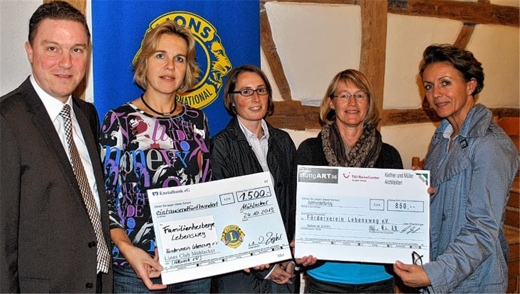 Gemeinsam für das große Ziel (v.li.): Stefan Weber, Sandra Sailer, Isabelle Ziegler, Karin Eckstein und Susanne Kiefner.