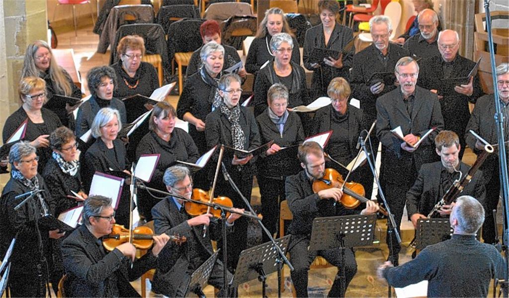 Gemeinsam mit Solisten und Gastmusikern führte der Illinger Kirchenchor gestern die Johannespassion aus dem Jahre 1741 von Georg Philipp Telemann auf.