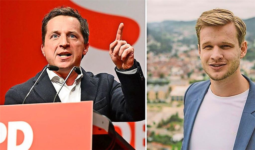 Generalsekretär Sascha Binder (links) war Ziel einer Wutrede von Robin Meserosch (rechts) auf Instagram.