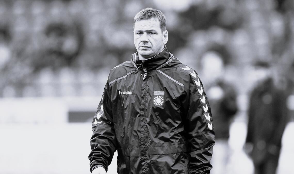 Georg Koch als Torwarttrainer der SG Sonnenhof Großaspach in der Saison 2014/15.