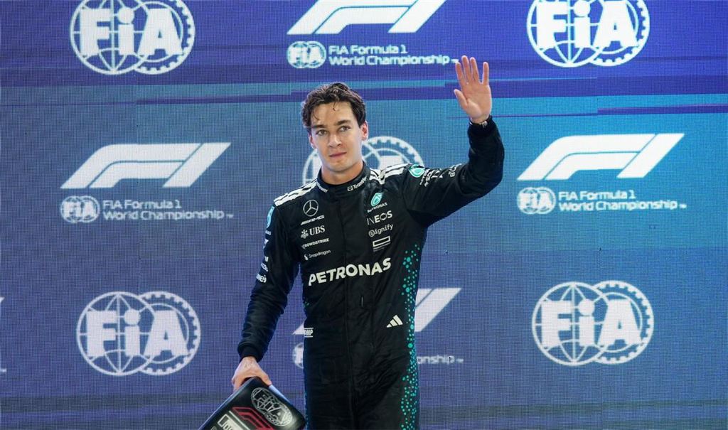 George Russell holte sich mit einem Streckenrekord die Pole Position.