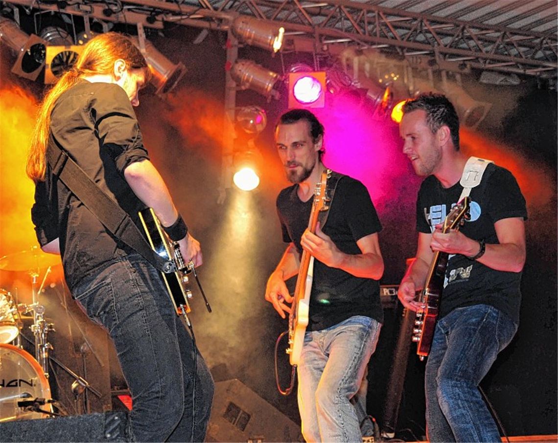 Geradliniger Rock von soliden Handwerkern: Wishless als Headliner am Samstag. Foto: Stahlfeld
