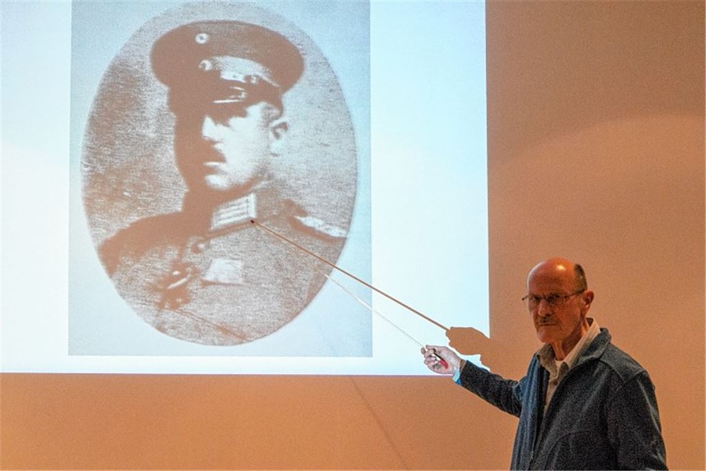 Gerhard Brändle bei seinem Vortrag. Foto: Rohn