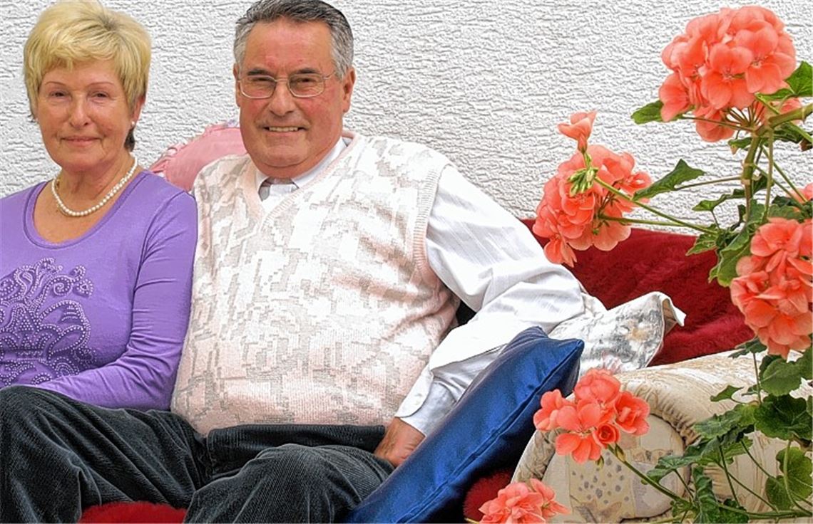 Gerhard Müller hat nicht lange gefackelt, nachdem er seine Uta kennengelernt hatte. Foto: Appich