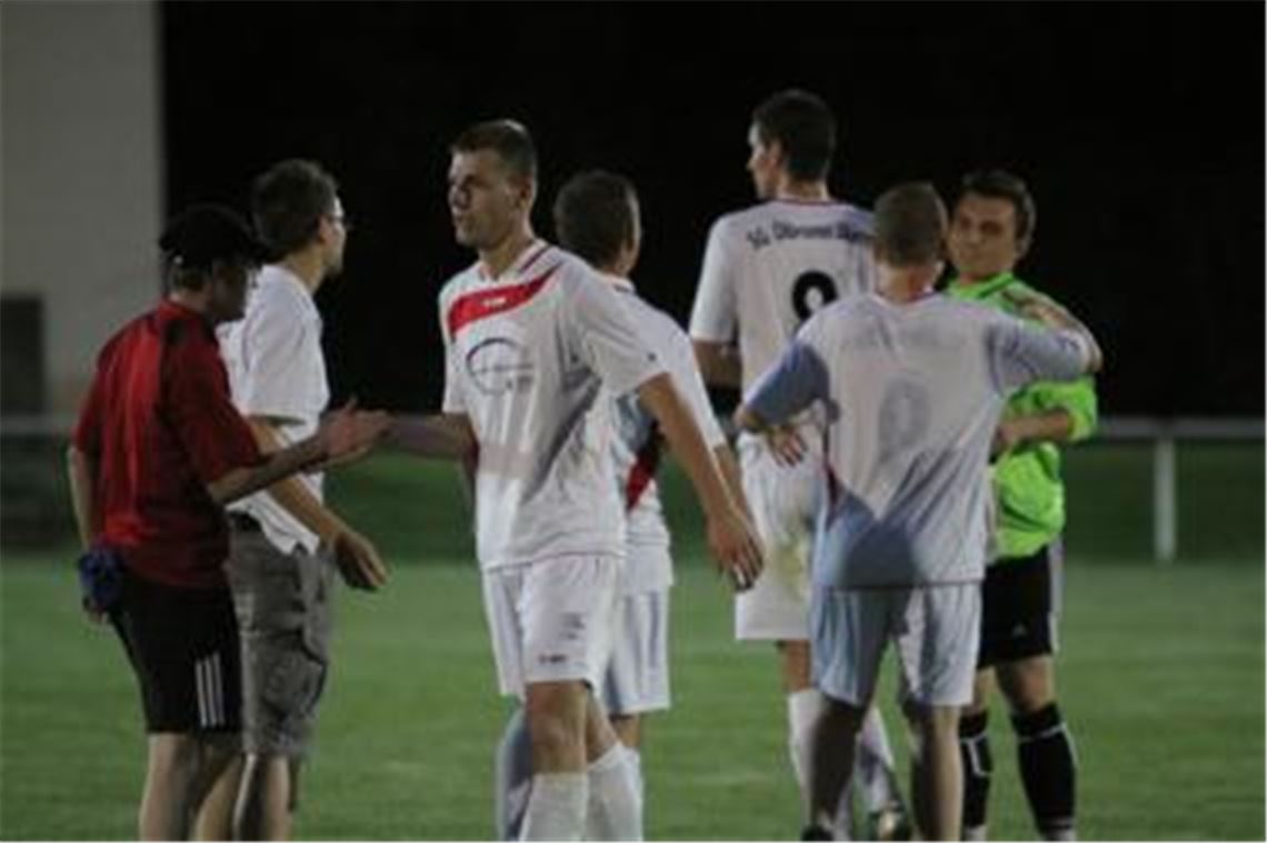 Geschafft: Die SG Ölbronn-Dürrn steht im Kreispokal unter den letzten acht. Nur ein Sieg fehlt noch zur Qualifikation für den Badischen Verbandspokal.
Foto: Eigner