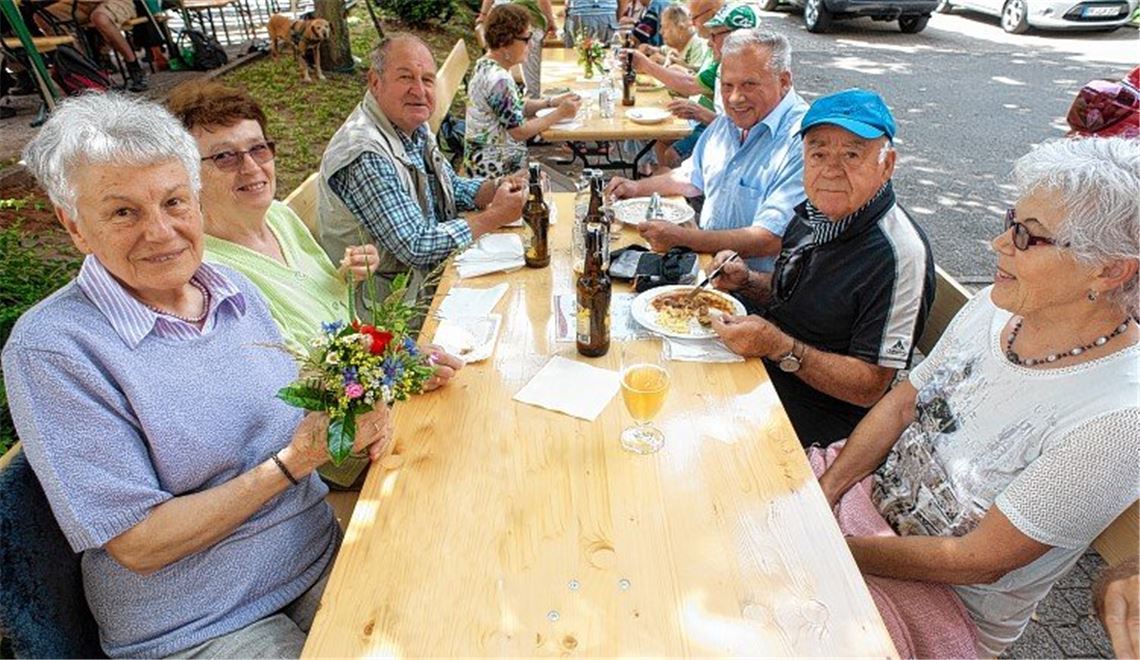 Ein Anziehungspunkt für Wanderer und Radfahrer