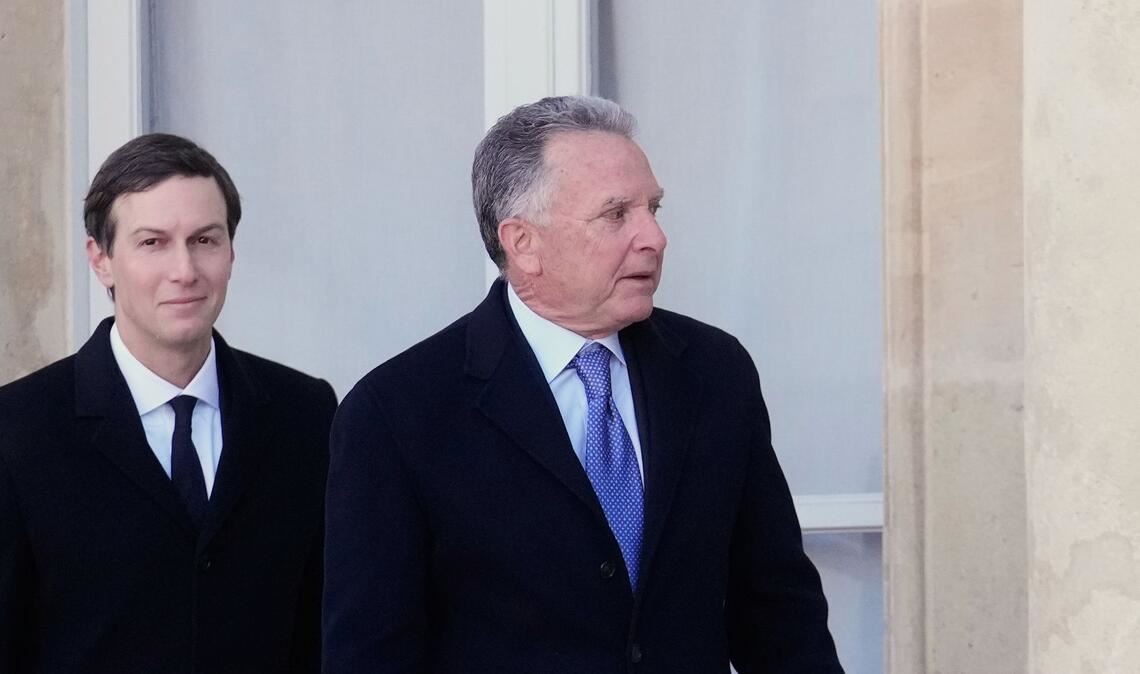 Gestern Gespräche mit dem Iran, heute Militärbesuch - Jared Kushner und Steve Witkoff sind zentrale Figuren in Trumps Nahost-Politik. (Archivbild)