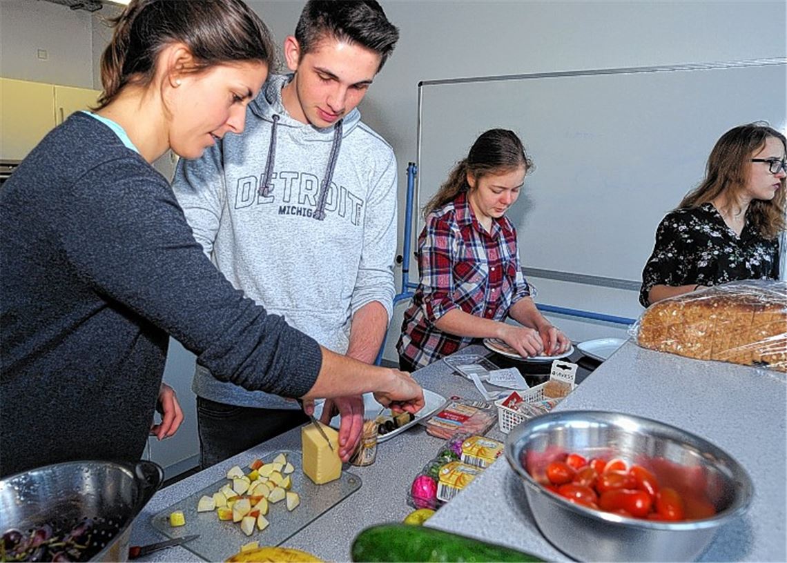 Schüler setzen auf gesunde Ernährung
