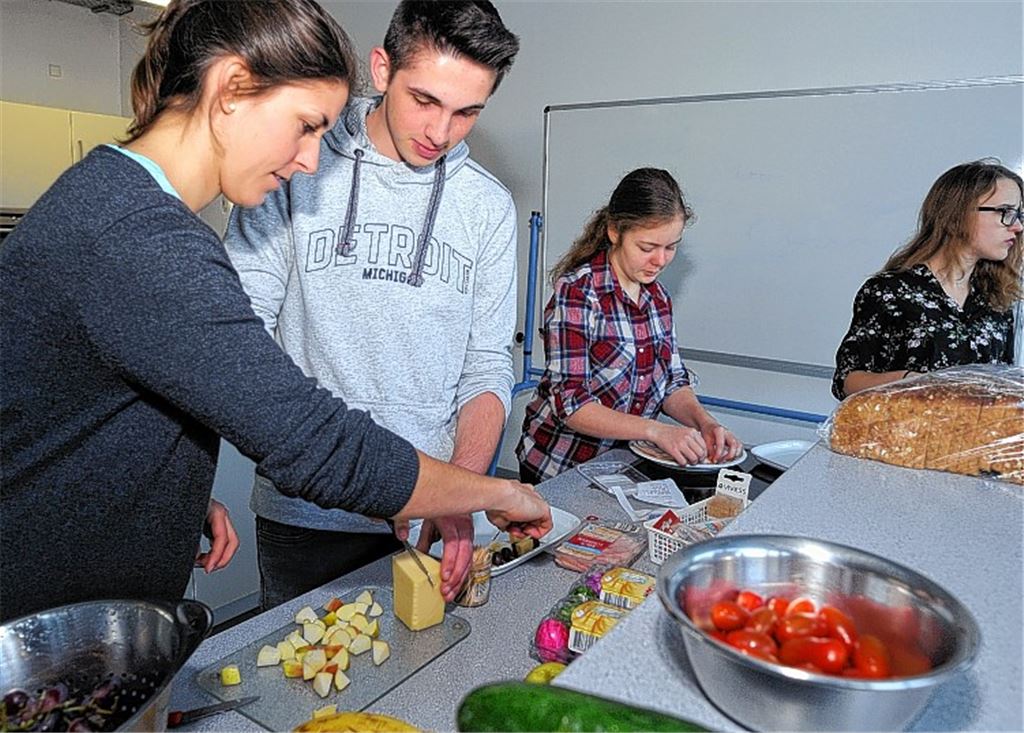 Schüler setzen auf gesunde Ernährung