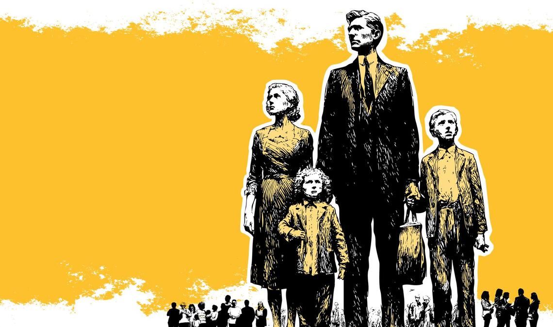 Geteiltes Land: wenige Reiche und viele Durchschnittsverdiener