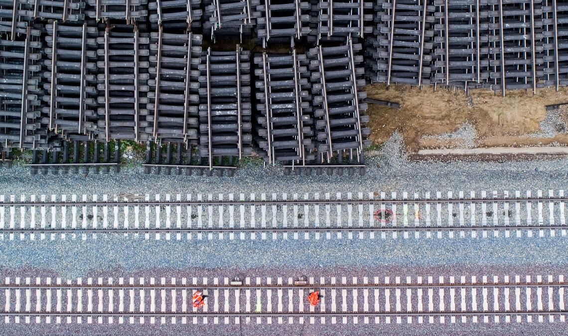 Gibt es auch mehr Geld für den Neubau von Bahnstrecken? (Archivbild)