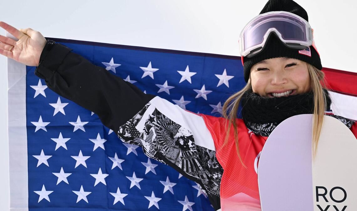 Gibt für die USA alles: Chloe Kim