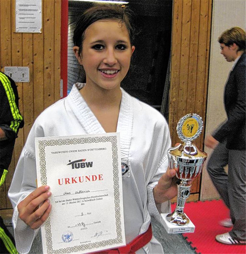 Glänzen auf Landesebene: Katharina Marx ...