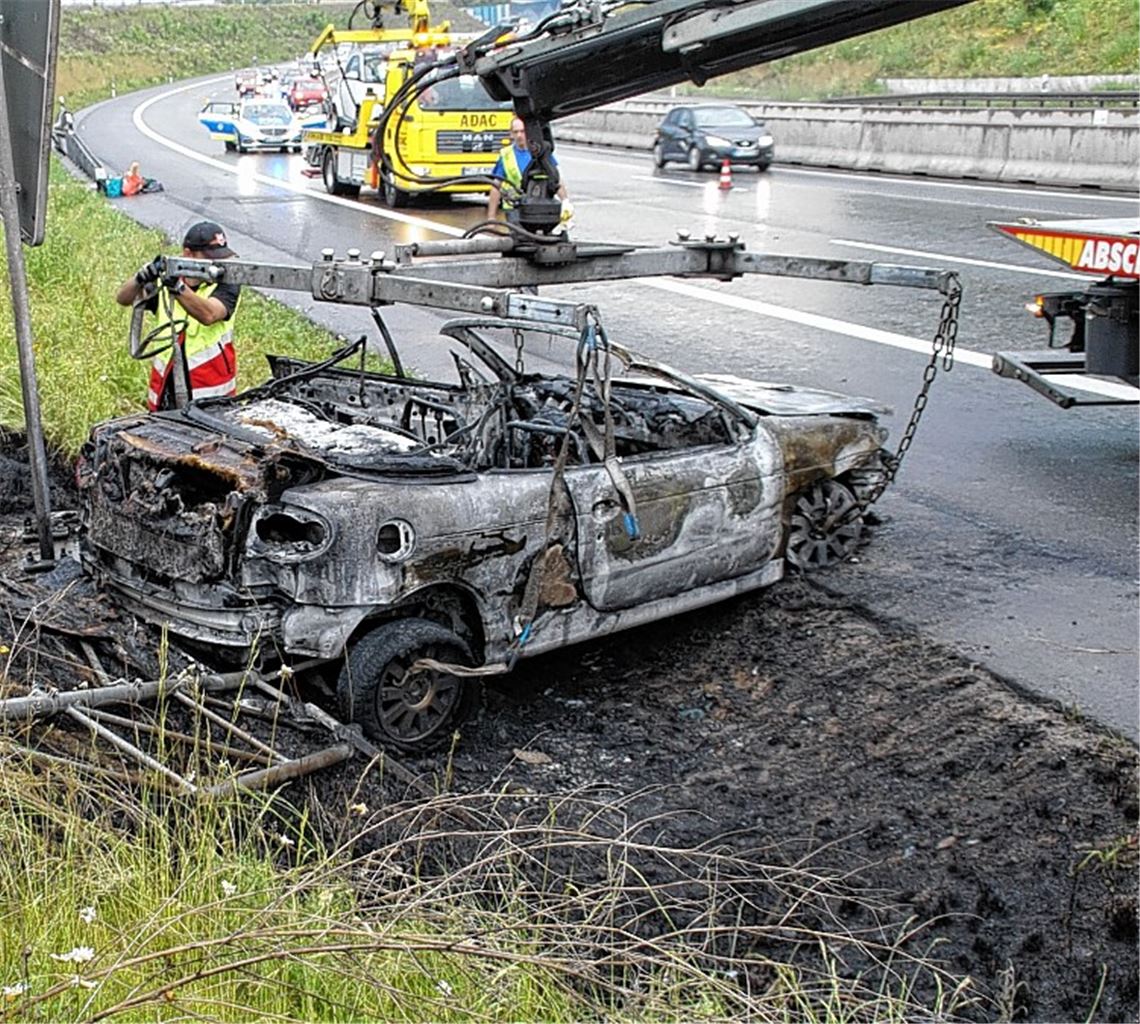 Fahrerin in letzter Sekunde gerettet