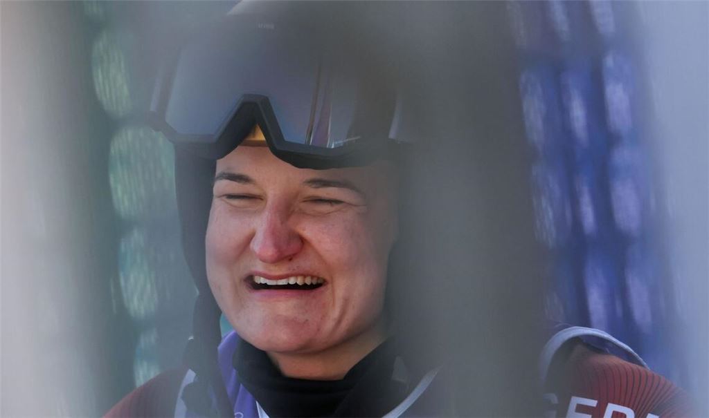 Goldiges Lachen: Anna-Lena Forster.