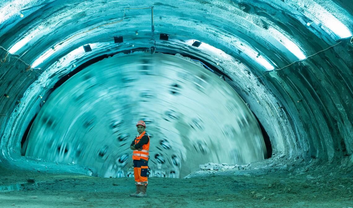 Gotthard-Basistunnel: Tunnelbohrmaschine „Paulina“ startet in Störzone Süd neu