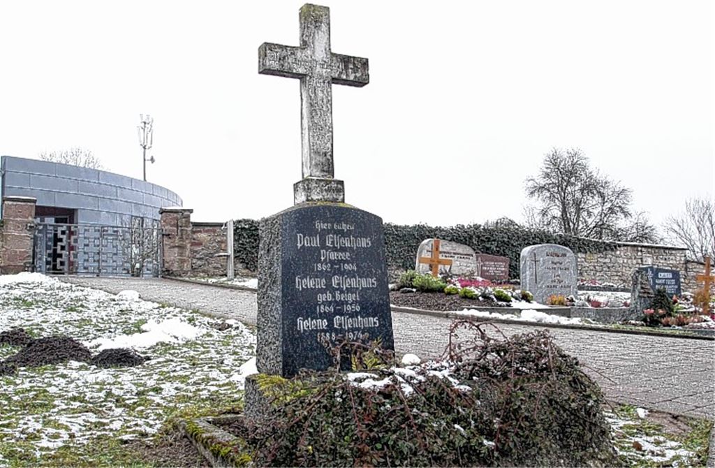 Grab des Iptinger Pfarrers Elsenhans.