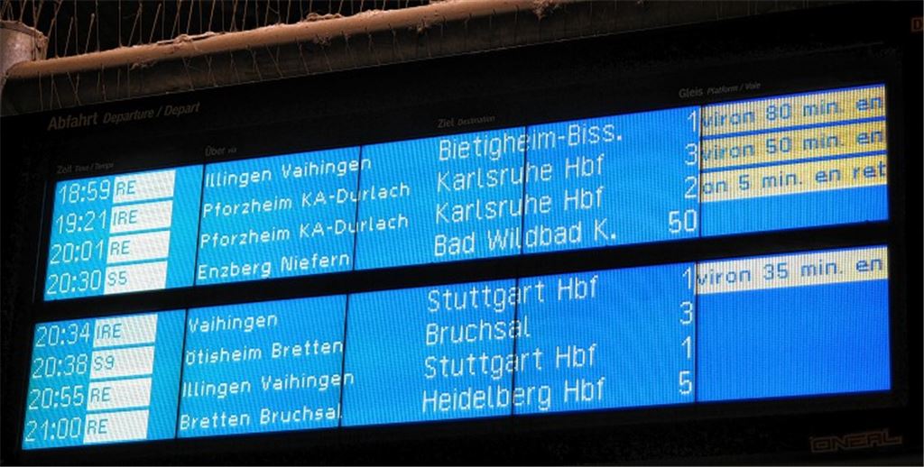 Verspätungen ärgern Kunden der Bahn