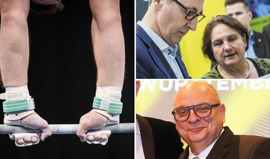 Große Herausforderung für den Sport in Baden-Württemberg: Theresa Schopper (im Bild mit dem neuen Ministerpräsidenten Cem Özdemir) ist in der Landesregierung nicht mehr die einzige Ansprechpartnerin für Jürgen Scholz und den LSV.