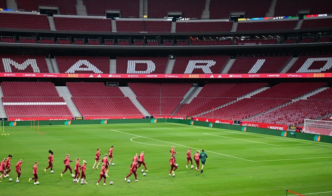 Große Kulisse: Im Metropolitano geht es für das DFB-Team um den ersten Titel seit 2016.