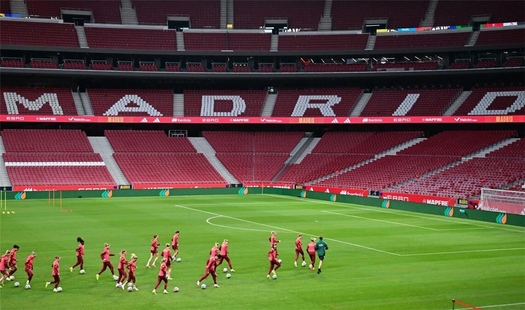Große Kulisse: Im Metropolitano geht es für das DFB-Team um den ersten Titel seit 2016.