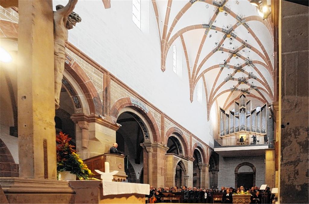 Großer Tag für Maulbronn: In der sanierten Klosterkirche entfaltet beim sonntäglichen Festgottesdienst die neue Grenzing-Orgel ihre ganze klangliche Pracht.