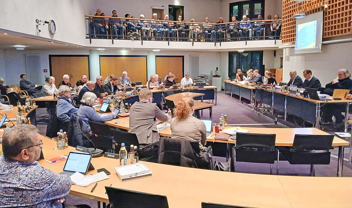 Großes Interesse: Viele Gäste aus Enzberg verfolgen im Mühlacker Ratssaal die (Haushalts-)Debatte um einen neuen Enzsteg. Foto: Eier