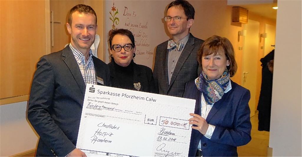 Großspende ans Hospiz