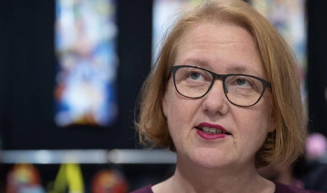 Grünen-Politikerin und Bundesministerin für Familie, Senioren, Frauen und Jugend: Lisa Paus.