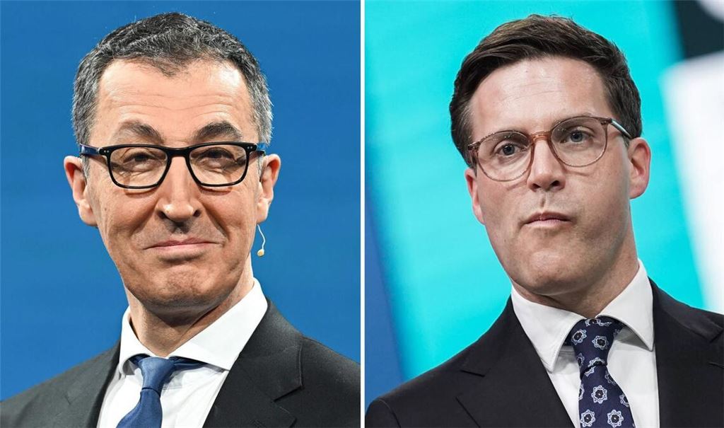 Grünen-Spitzenkandidat Cem Özdemir liefert sich nun ein Kopf-an-Kopf-Rennen mit CDU-Spitzenkandidat Manuel Hagel.