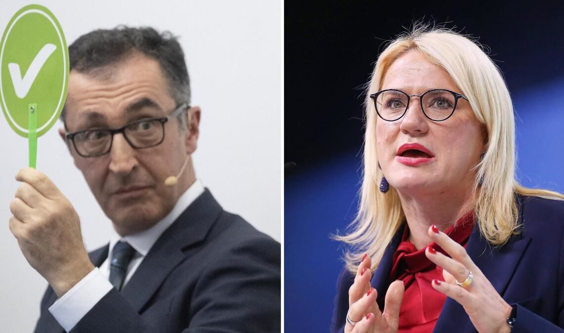 Grünen-Spitzenkandidat Cem Özdemir sieht sich als Wahlsieger, die CDU mauert allerdings.