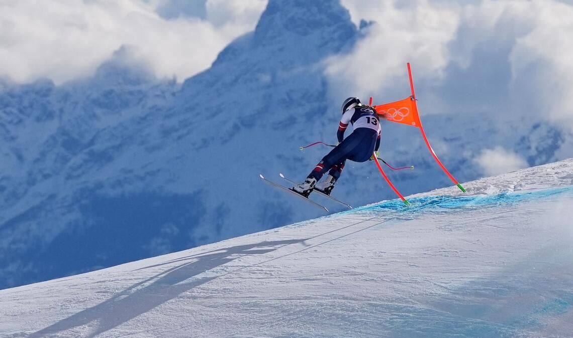 Grüße aus Cortina: Hinter dieser malerischen Momentaufnahme steckt der Beginn des großen Dramas um Lindsey Vonn. (Archivbild)