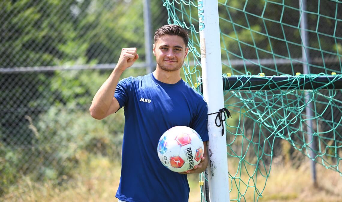Grund zum Jubeln: Stefano Marino ist im Profizirkus auf dem Weg nach oben. Fotos: Schüller