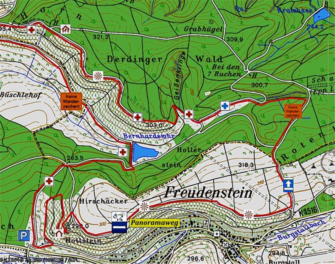 Idyllische Landschaften am Rand des Strombergs