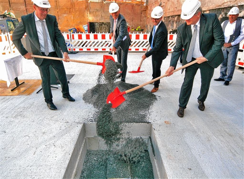 Sparkasse startet Neubau ihrer Zentrale