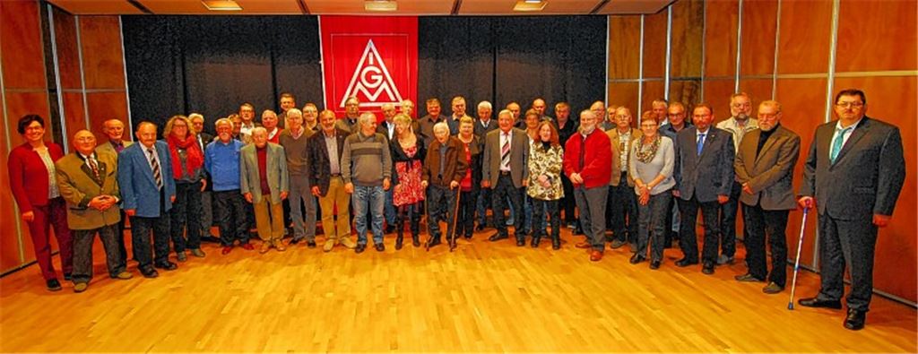 Gewerkschaft dankt den treuesten Mitgliedern