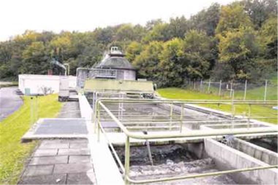 Gruppenkläranlage Glattbach und Kreuzbach: Hier werden die Abwässer von Pinache, Wiernsheim, Serres und Großglattbach gereinigt.
Foto: Franz
