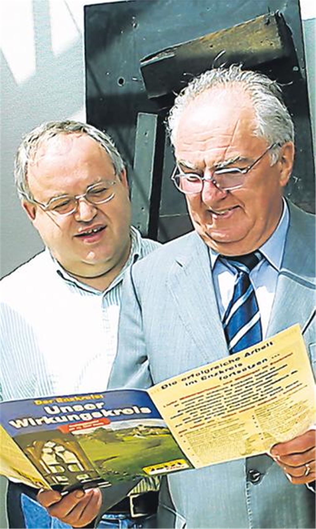 Günter Bächle (li.) möchte Winfried Scheuermanns Nachfolger als CDU-Landtagsabgeordneter des Enzkreises werden. Foto: Kollros