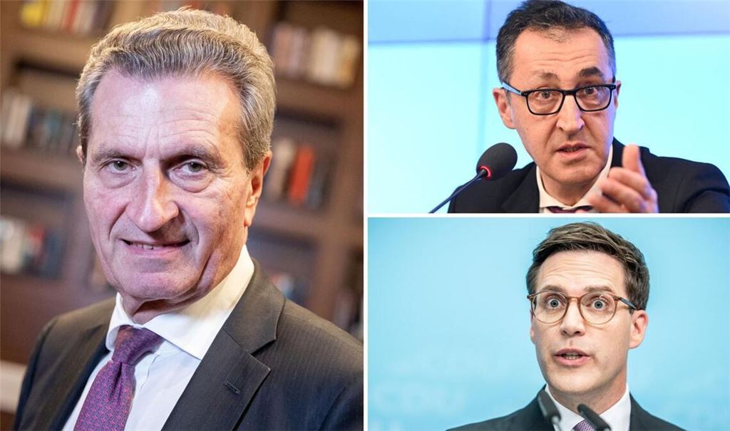 Günther Oettinger spricht sich gegen eine Aufteilung der Amtszeit des Ministerpräsidenten aus. Wenn die Grünen mit Cem Özdemir den Regierungschef stellen, müsste die CDU um Spitzenkandidat Manuel Hagel starke Ministerien erhalten, so Oettinger.