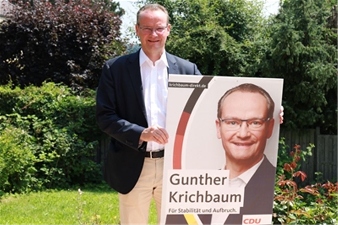Gunther Krichbaum stellt seine Themen und Konzepte im Wahlkampf vor. Foto: privat