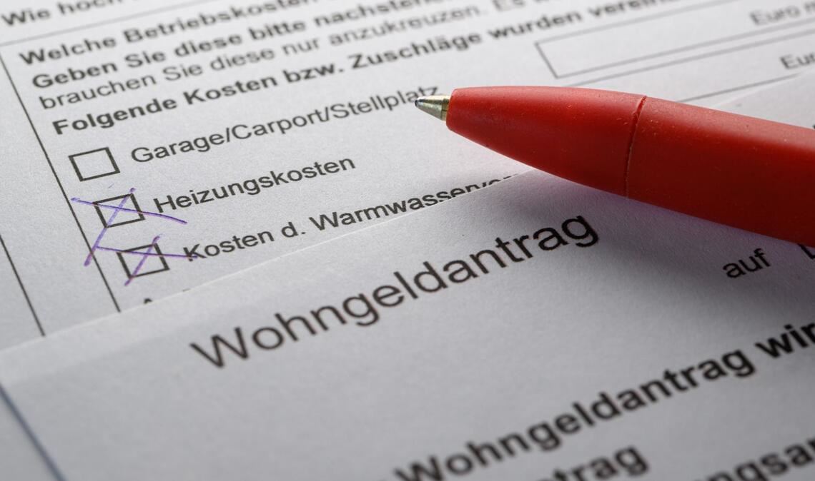 Gut 1,2 Millionen Haushalte in Deutschland beziehen Wohngeld. (Symbolbild)