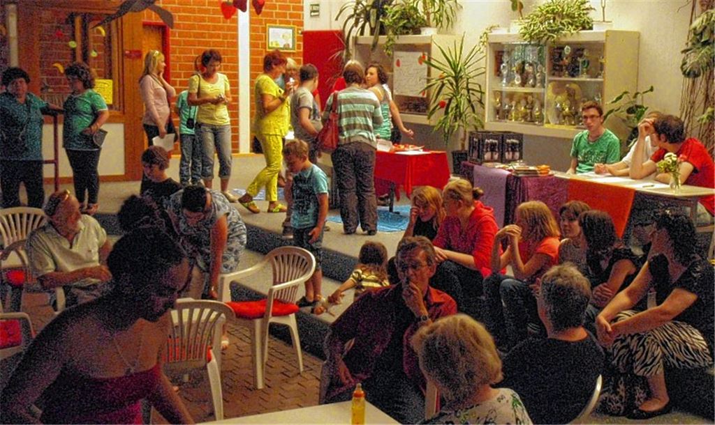 Gut besucht: Eine Hocketse der Mühlacker Uhlandschule beschäftigt sich mit dem Thema gesunde Ernährung.